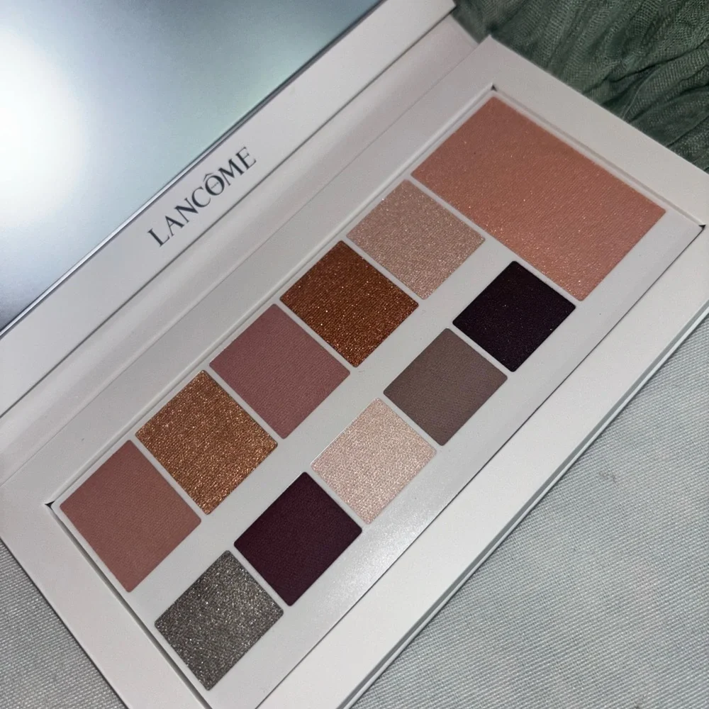 Lancôme Neutral Glam Eyeshadow Palette 10 Shades Highlighter NWT New Make up